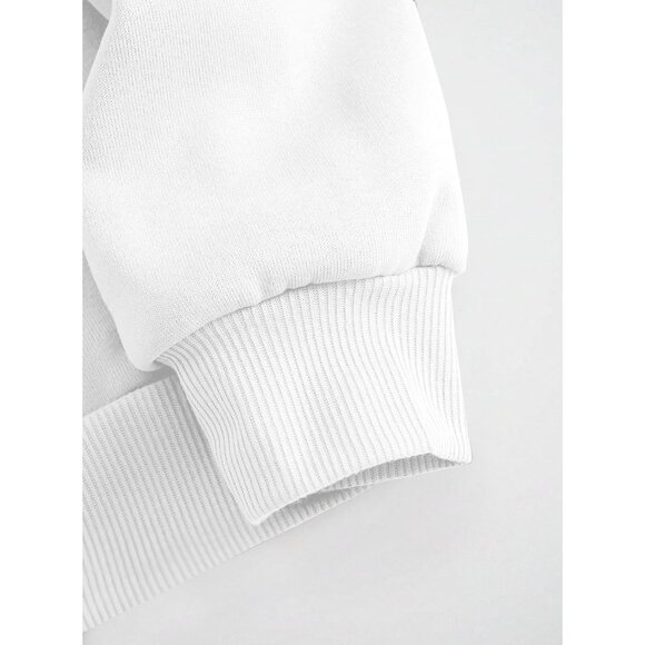 ⚡Women White New York 1898 Imported Graphic Crewneck Long Sleeve Sweatshirt - Picture 5 of 5